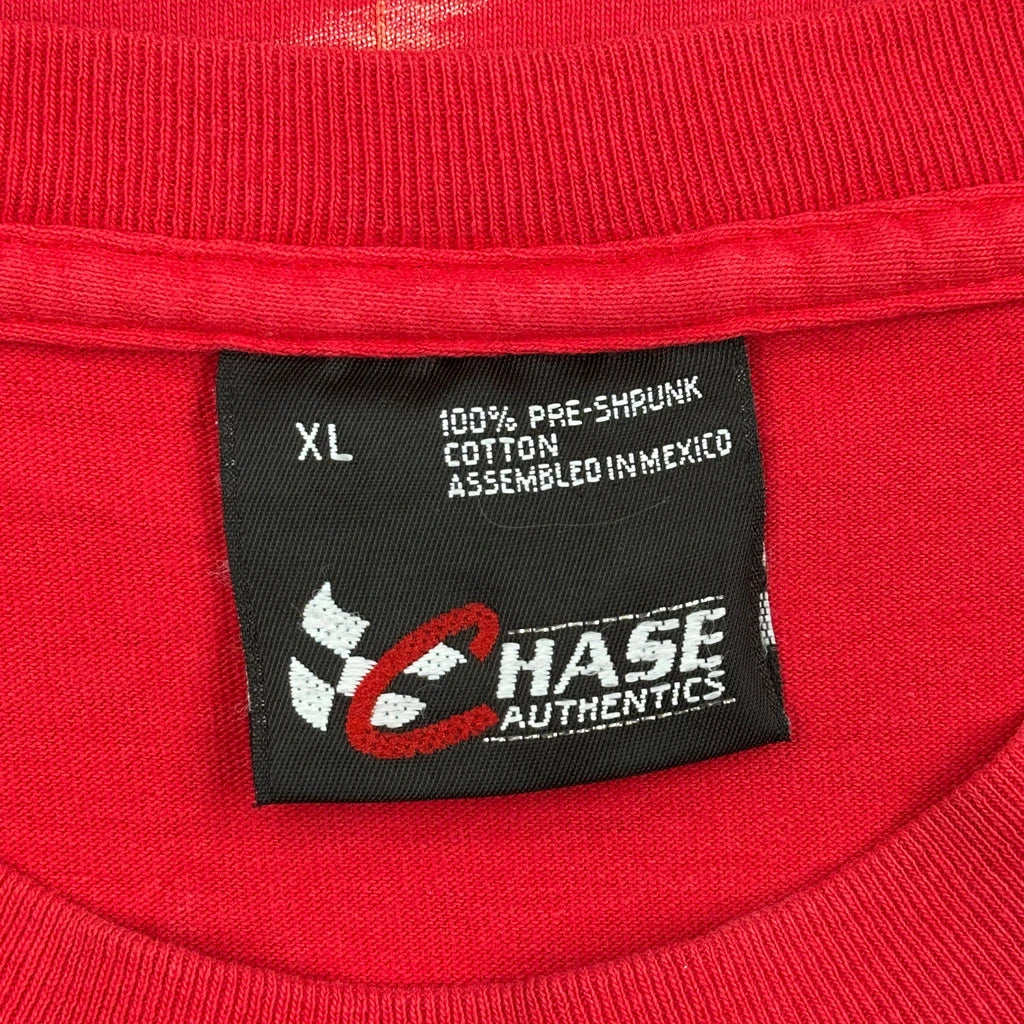 Dale Jr. Chase Authentics Nascar T-Shirt - XL Red Cotton - Image 4
