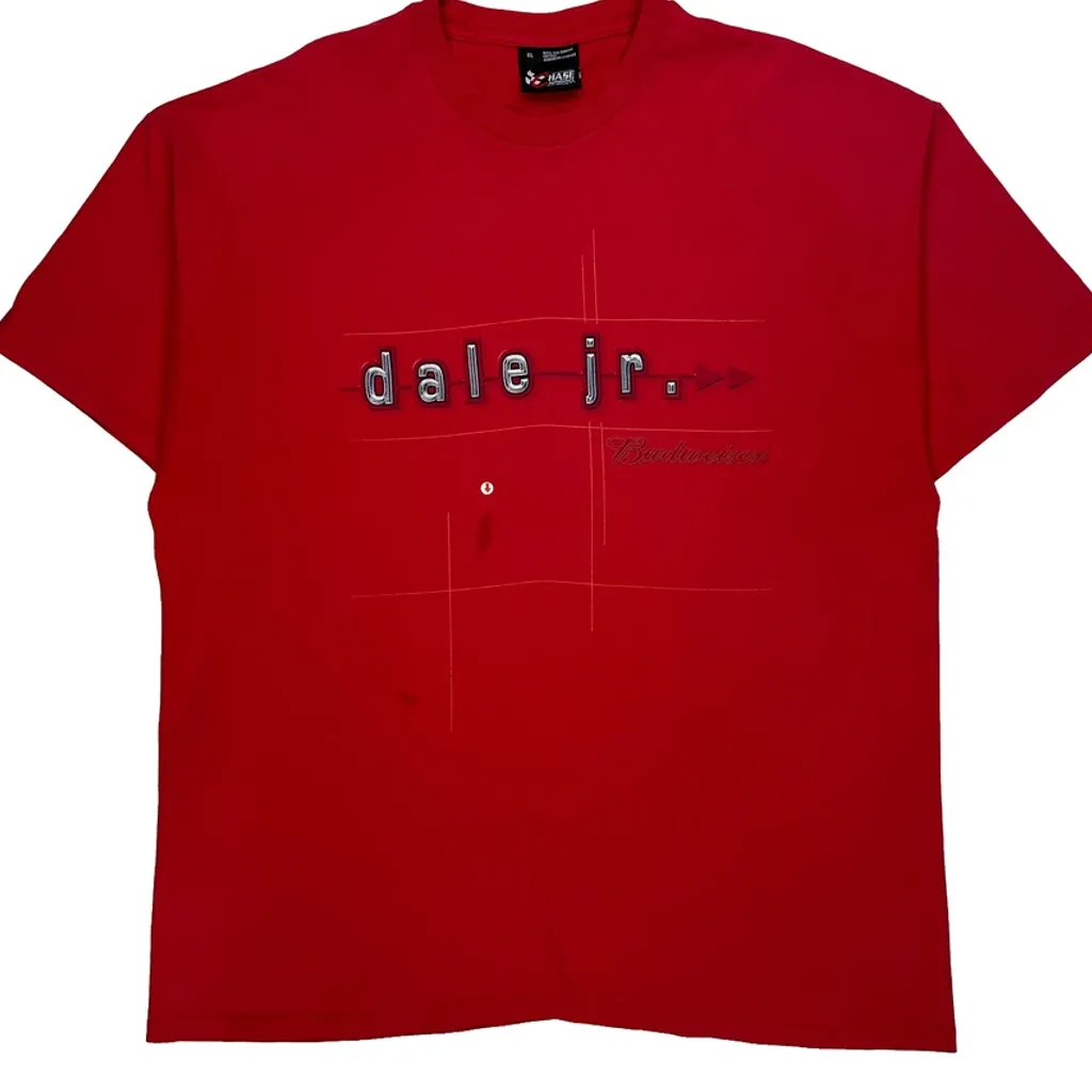Dale Jr. Chase Authentics Nascar T-Shirt - XL Red Cotton - Image 5