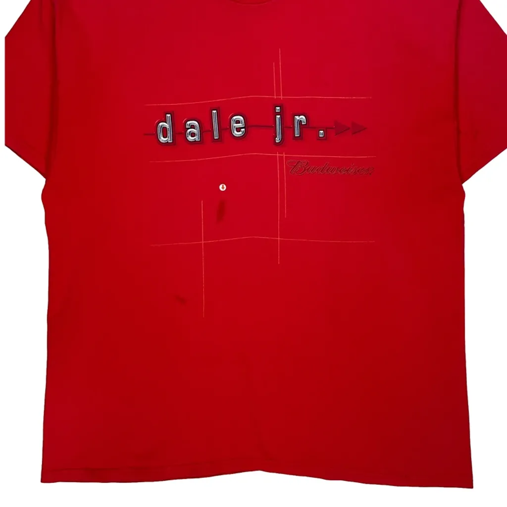 Dale Jr. Chase Authentics Nascar T-Shirt - XL Red Cotton - Image 7