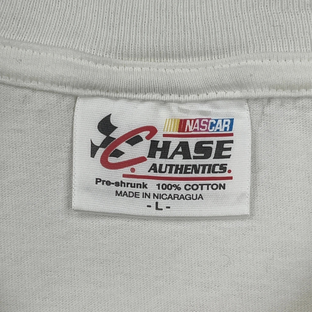Dale Jr Chase Authentics Nascar T-Shirt - Large White Cotton - Image 3