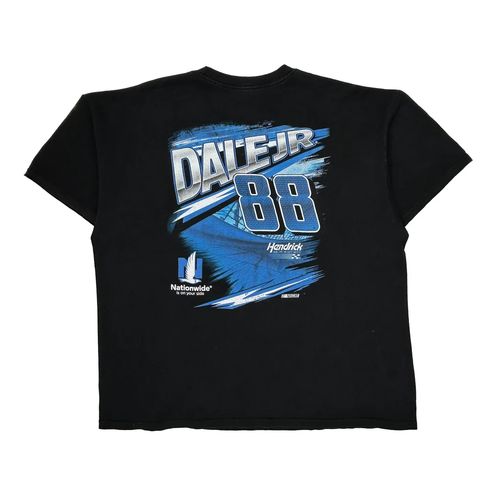 Dale Jr. Nascar T-Shirt - No Size Black Cotton - Image 2