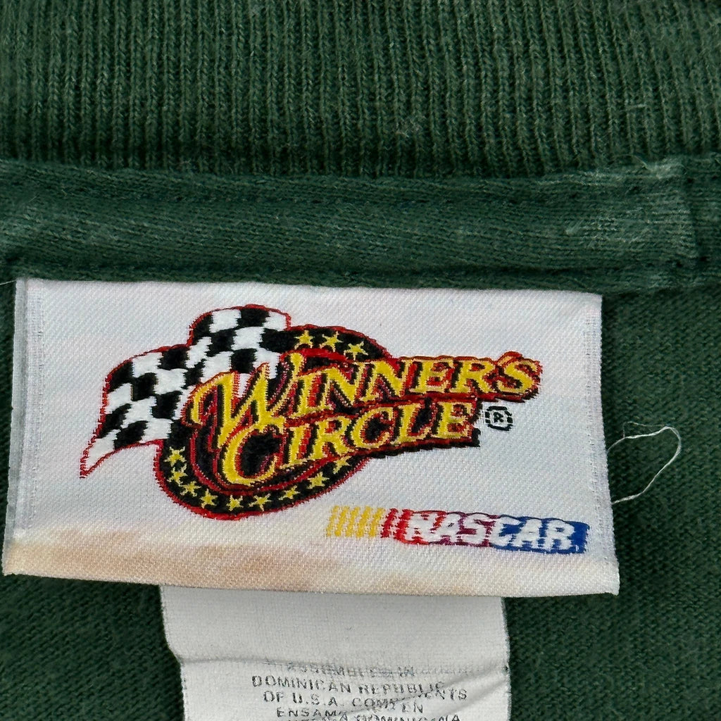 Dale Jr. Winners Circle Nascar T-Shirt - Medium Green Cotton - Image 5