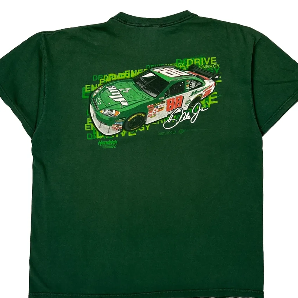 Dale Jr Winners Circle Nascar T-Shirt - XL Green Cotton - Image 6