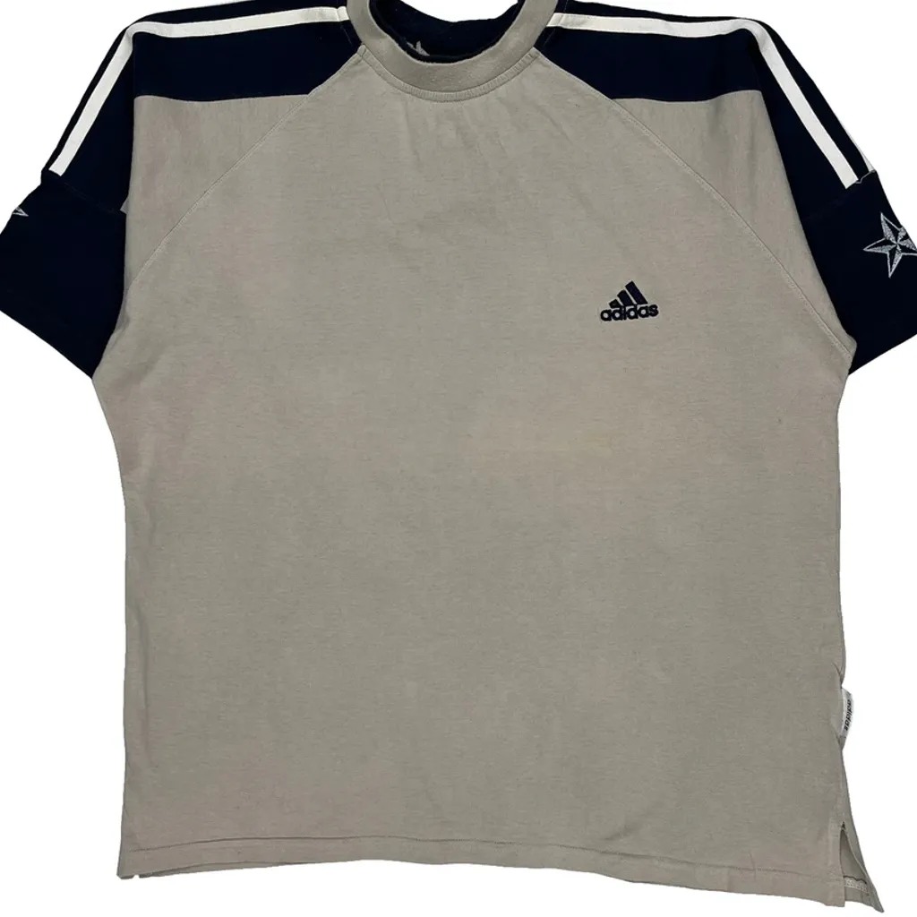 Dallas Cowboys Adidas Equipment Graphic T-Shirt - 2XL Gray Cotton - Image 4