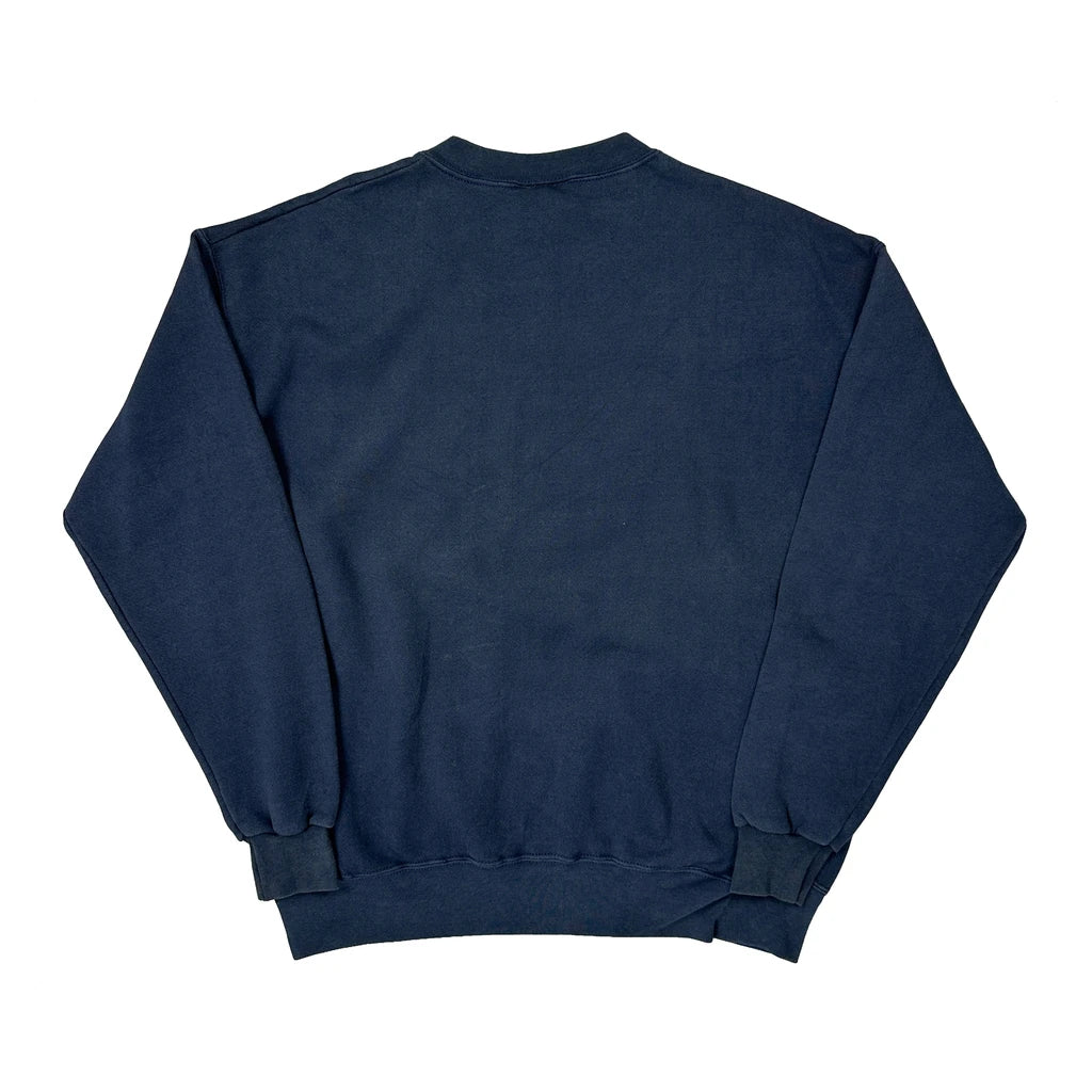 Dallas Cowboys Lee Sport Nfl Sweatshirt - Large Navy Cotton - Image 2