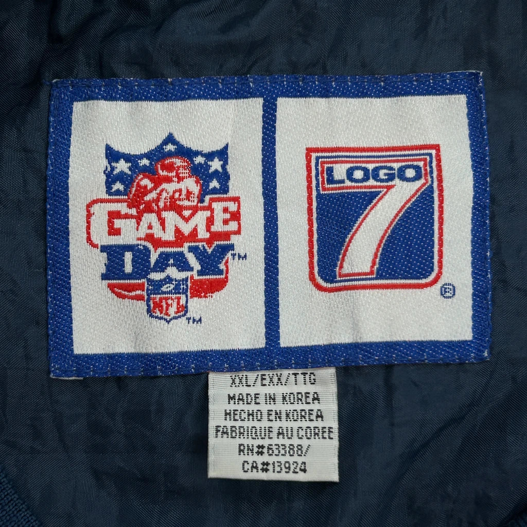Dallas Cowboys Logo 7 Football Windbreaker - 2XL Blue Nylon - Image 3