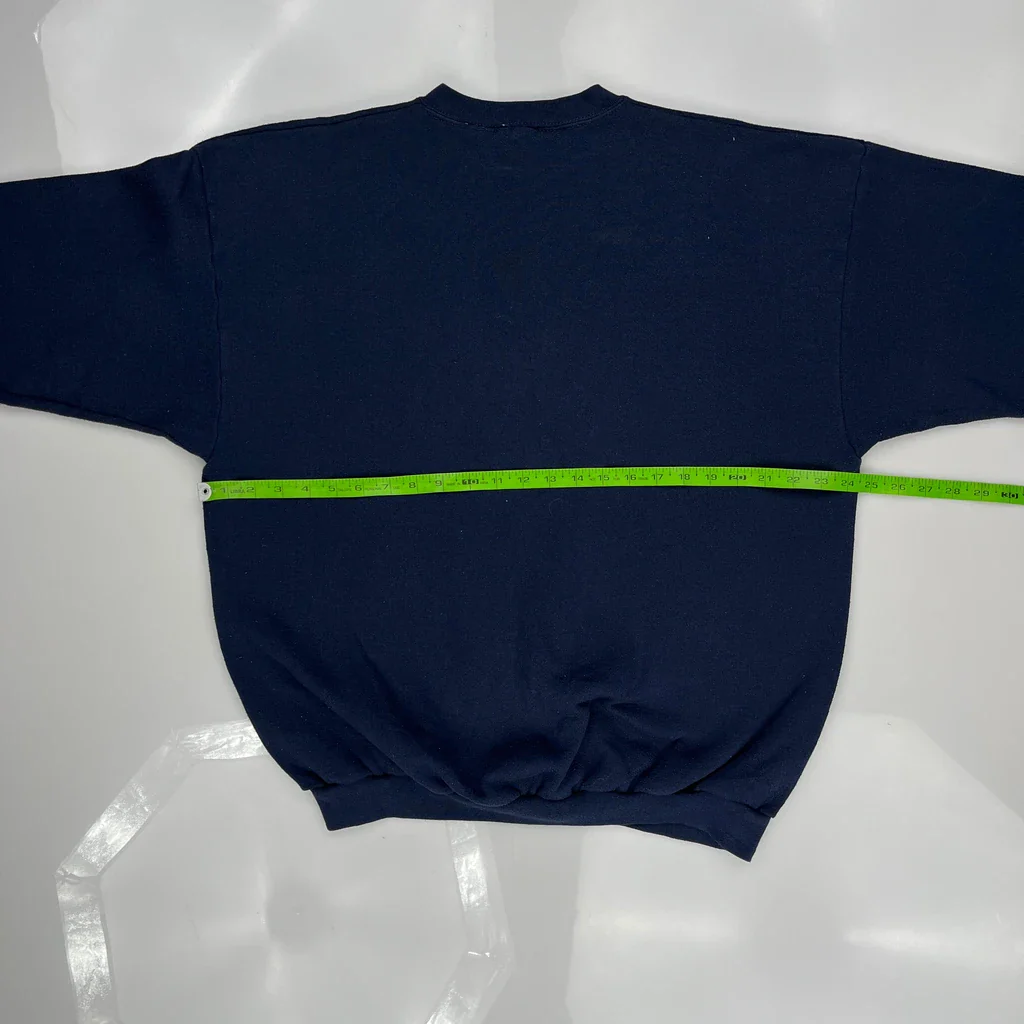 Dallas Cowboys Nfl Football Sweatshirt - Large Navy Cotton - Image 3