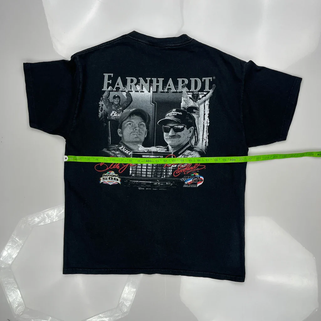 Daytona 500 Champions Chase Authentics Nascar T-Shirt - Large Black Cotton - Image 3