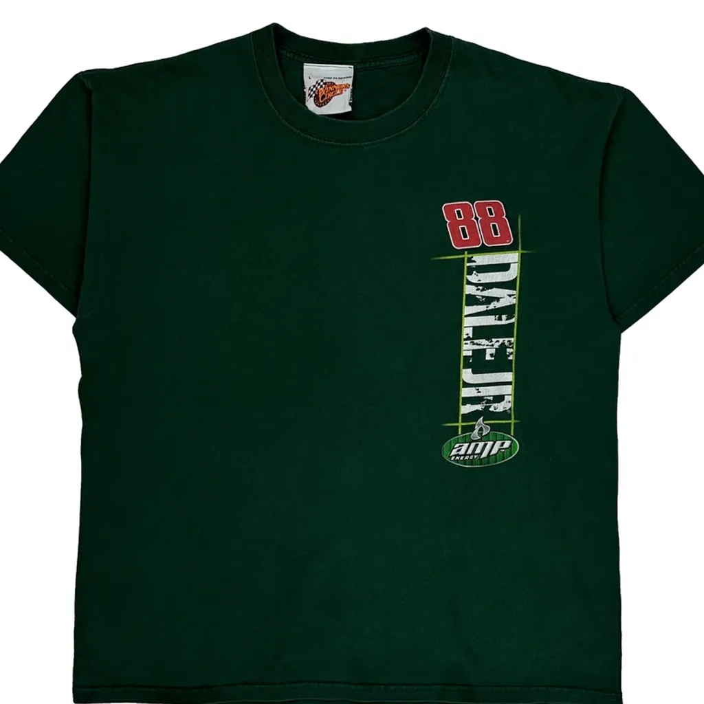 Daytona 500 Winners Circle Nascar T-Shirt - Large Green Cotton - Image 4