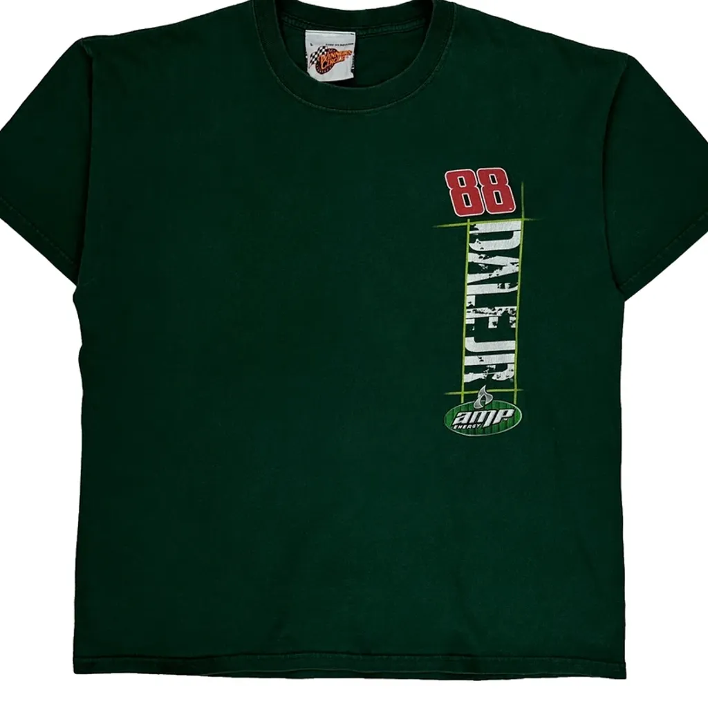 Daytona 500 Winners Circle Nascar T-Shirt - Large Green Cotton - Image 5