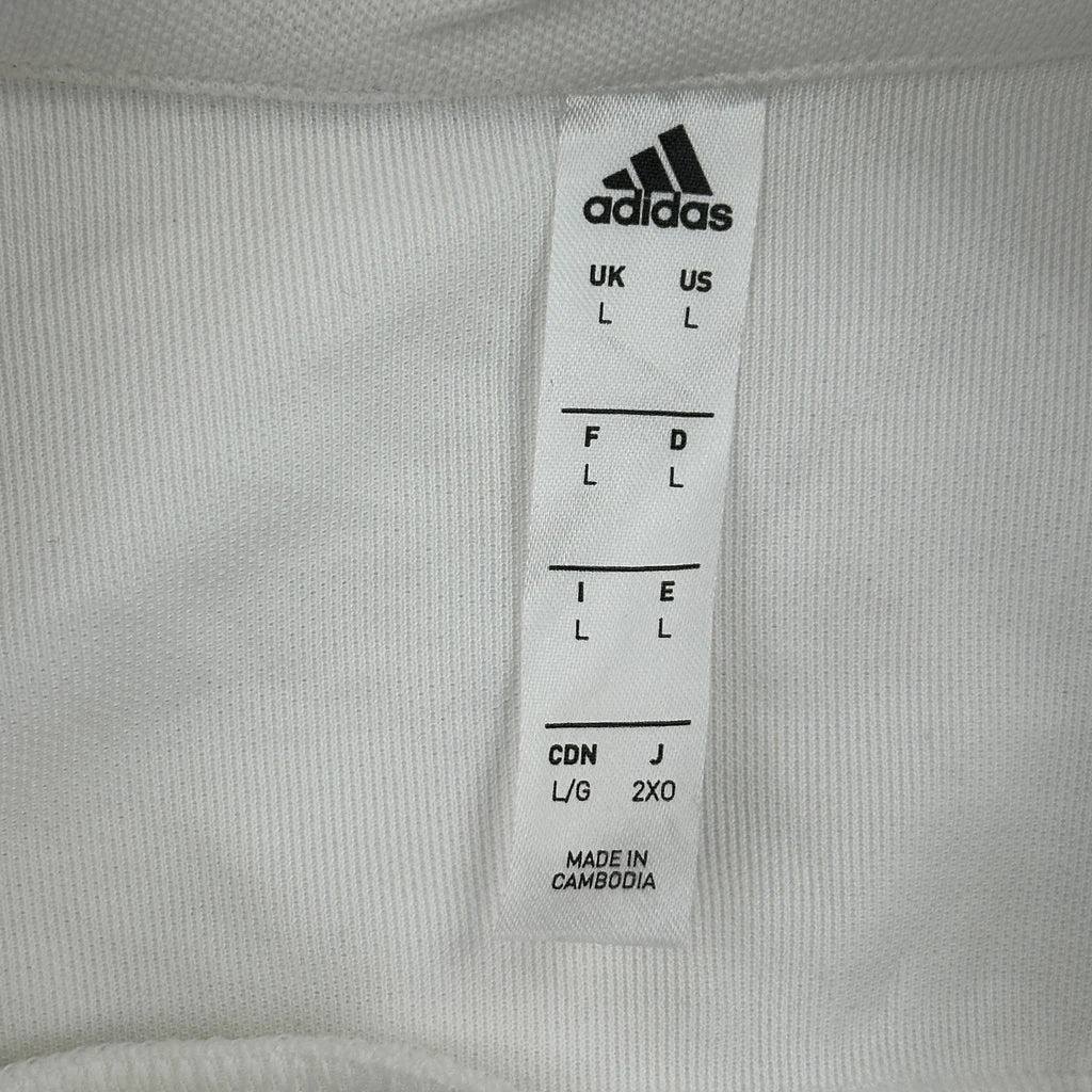 Dc United Adidas Football Shirt - Large White Polyester - Image 3