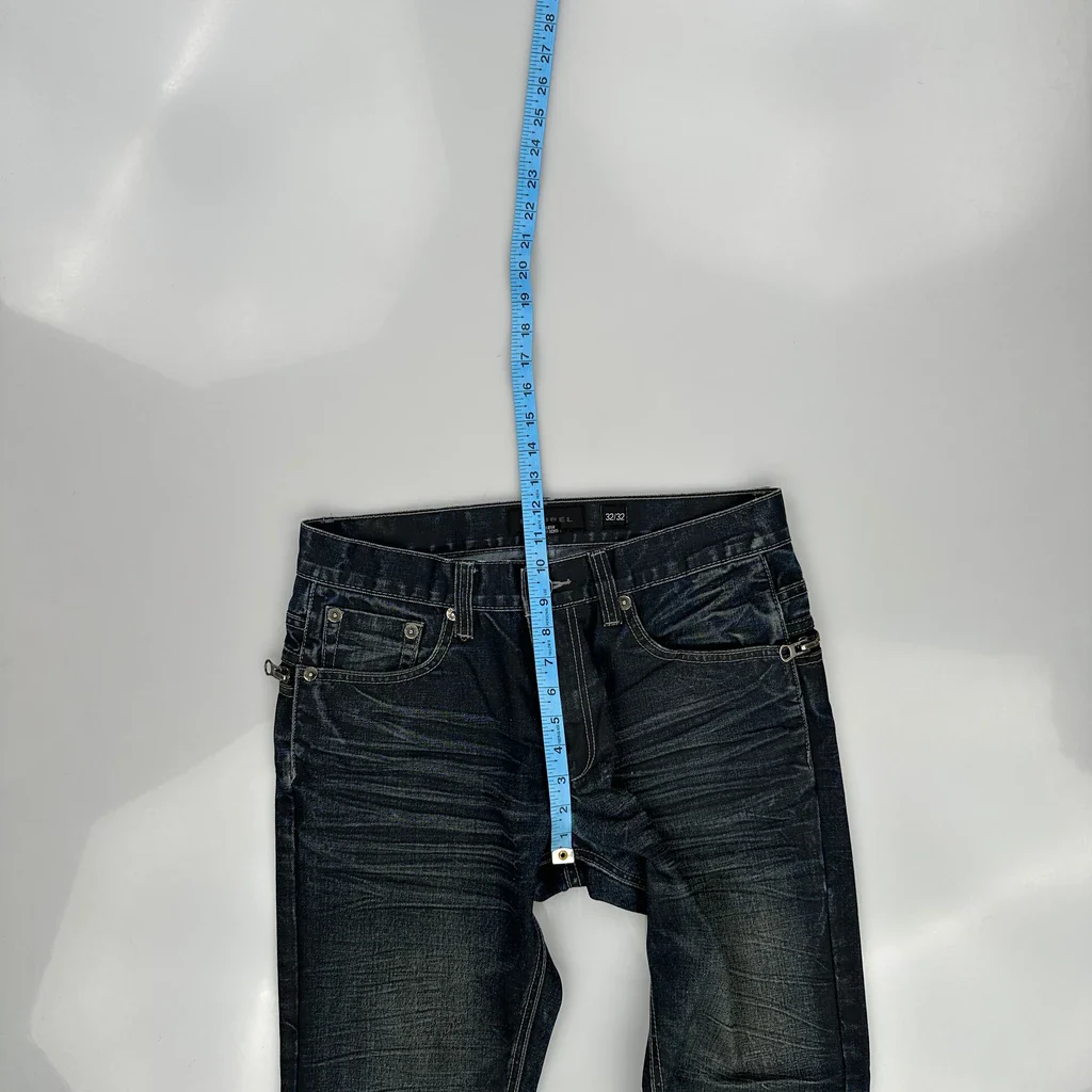 Decibel Slim Fit Jeans - 32W 30L Dark Wash Cotton Blend - Image 4