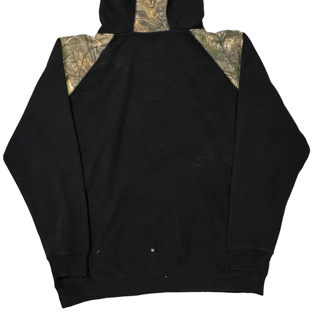 Deer Logo Browning Camo Hoodie - Large Black Cotton - Image 7