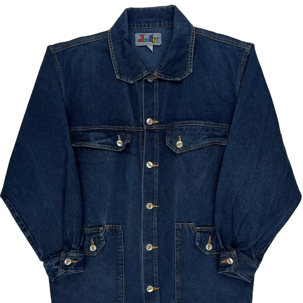 Defy Chore Denim Jacket - XS Blue Denim - Image 4