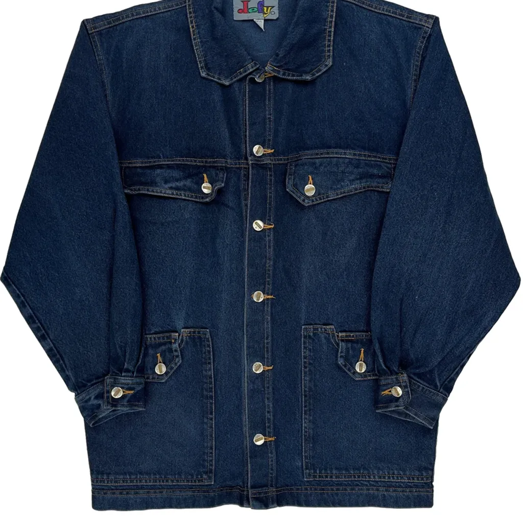 Defy Chore Denim Jacket - XS Blue Denim - Image 5