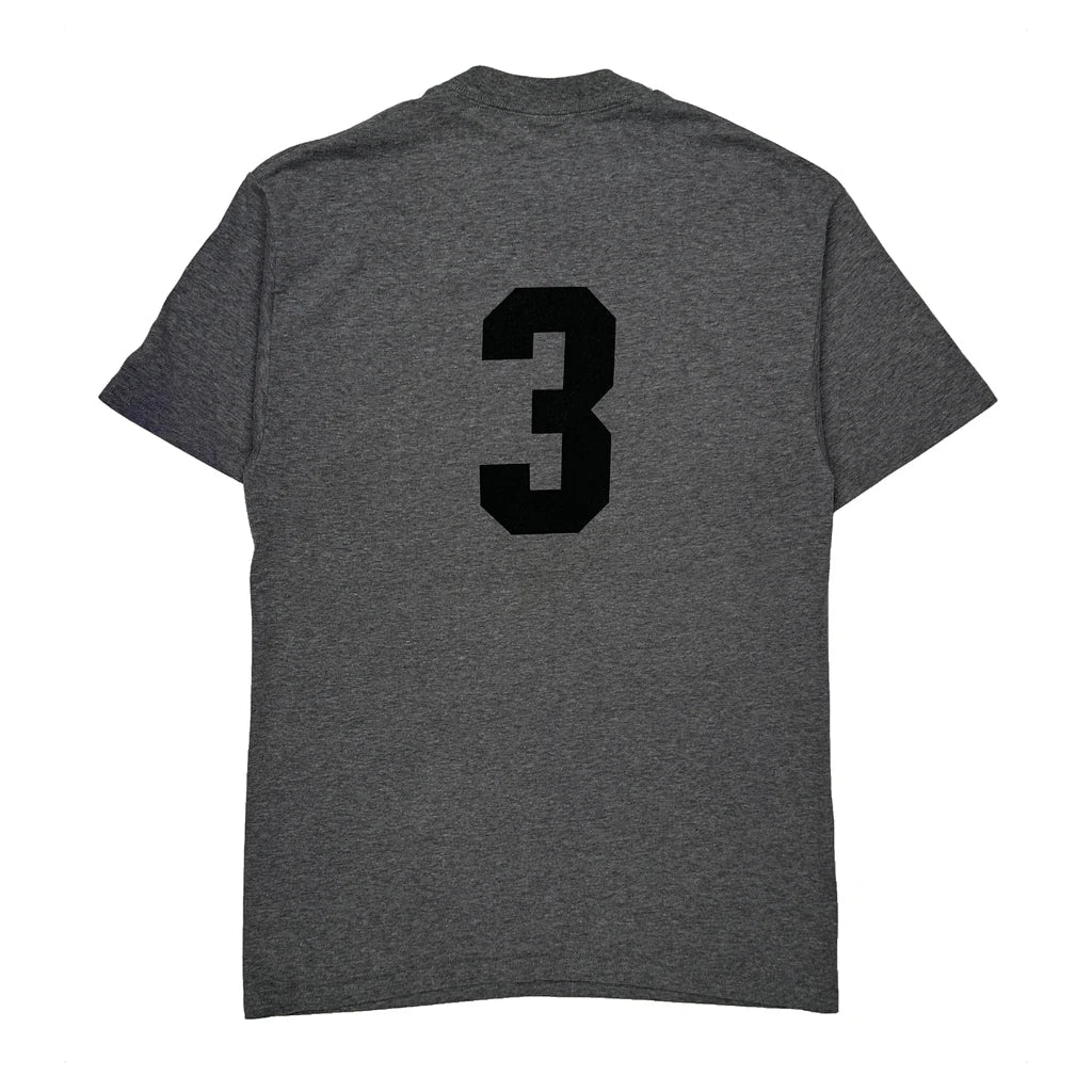 Delta Chi Hanes Graphic T-Shirt - Medium Grey Cotton Blend - Image 2