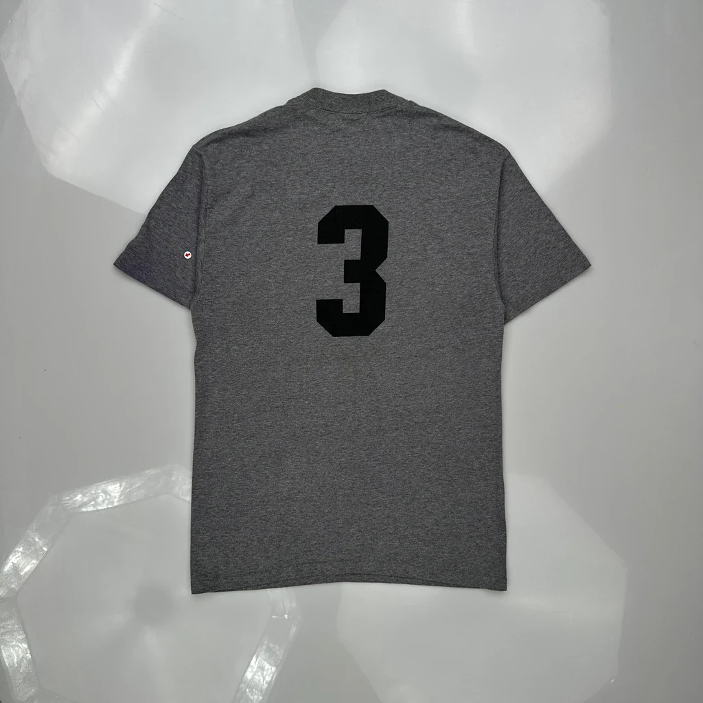 Delta Chi Hanes Graphic T-Shirt - Medium Grey Cotton Blend - Image 3