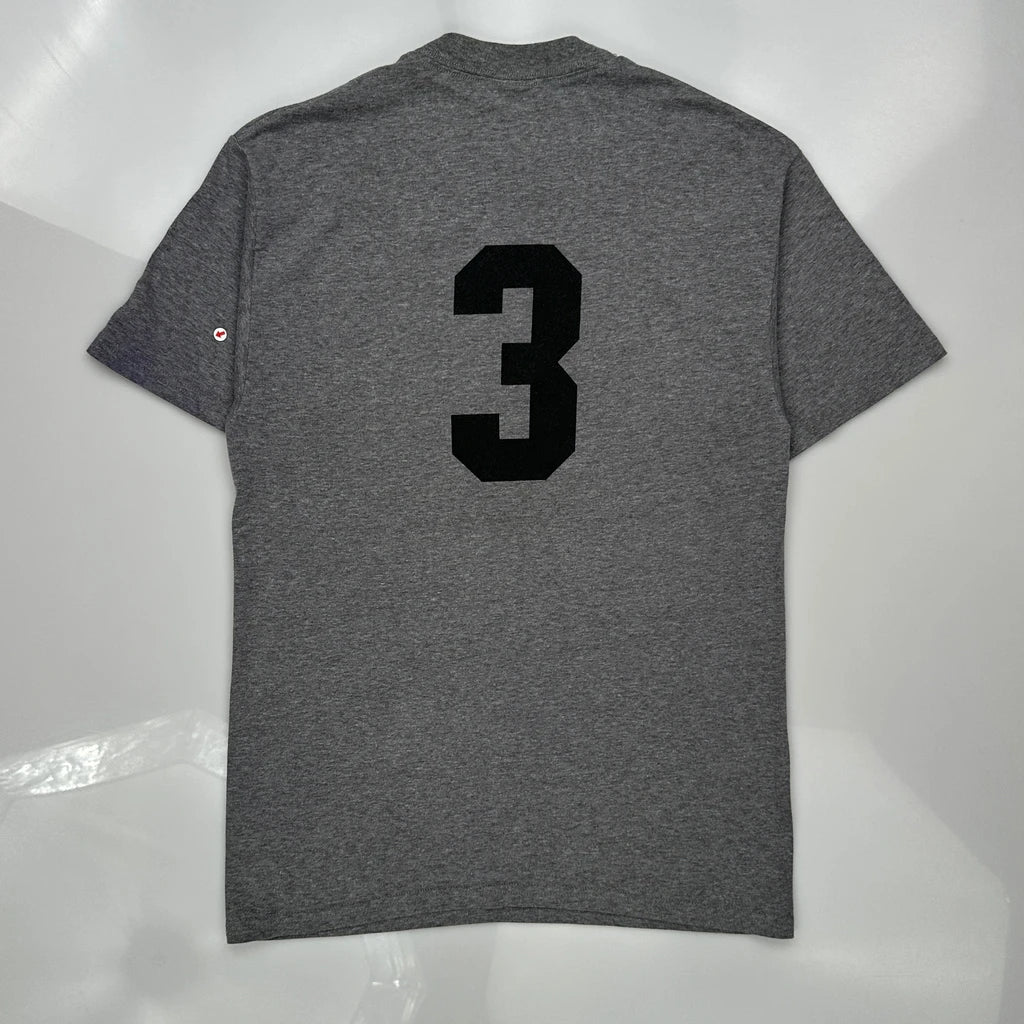 Delta Chi Hanes Graphic T-Shirt - Medium Grey Cotton Blend - Image 4