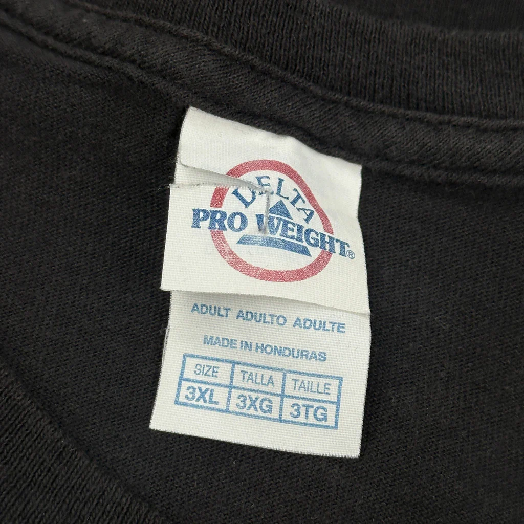Delta Graphic T-Shirt - 3XL Black Cotton - Image 3