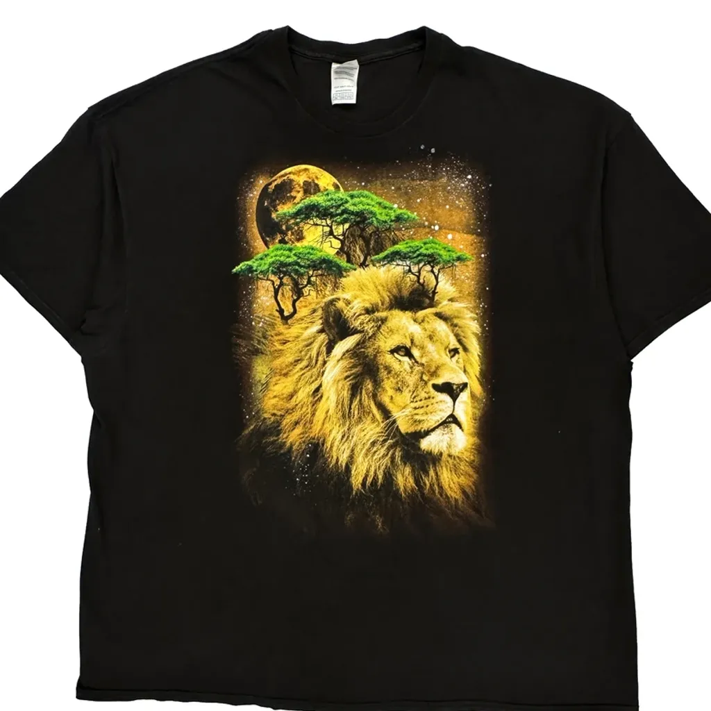 Delta Graphic T-Shirt - 3XL Black Cotton - Image 4