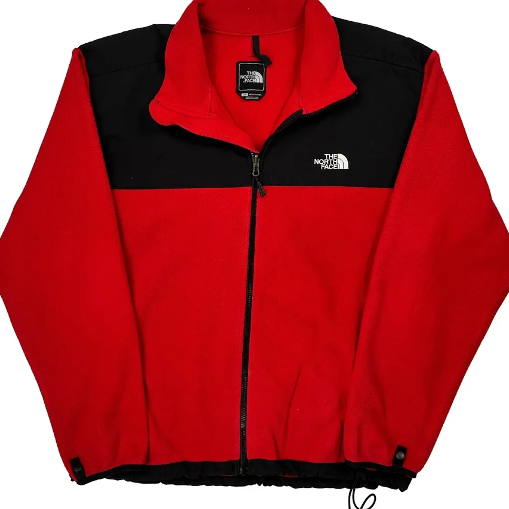 Denali The North Face Fleece Jacket - Large Red Polyester - Image 4