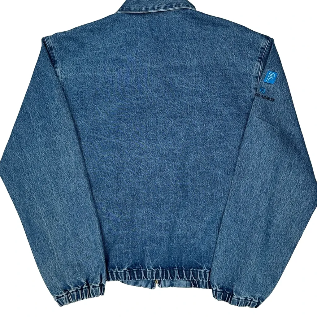 Denim Polo By Ralph Lauren Harrington Jacket - Large Blue Cotton - Image 7