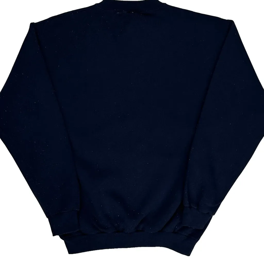 Denver Broncos Logo 7 Graphic Sweatshirt - Medium Navy Cotton Blend - Image 6