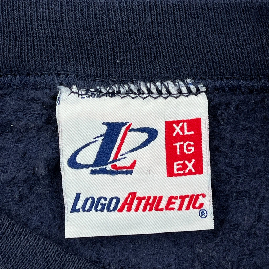 Denver Broncos Logo Athletics Nfl Sweatshirt - XL Navy Cotton - Image 4