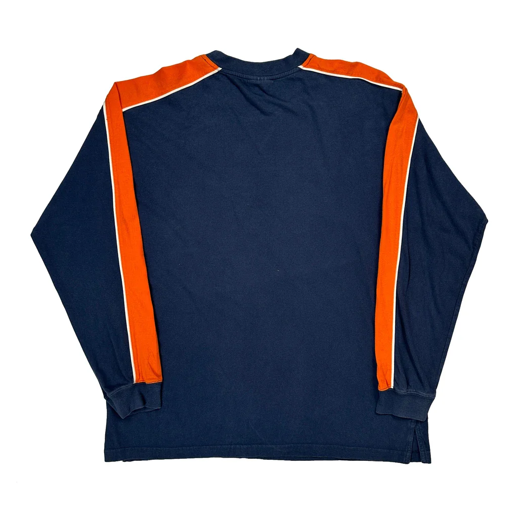 Denver Broncos Nfl Long Sleeve T-Shirt - XL Navy Cotton - Image 2