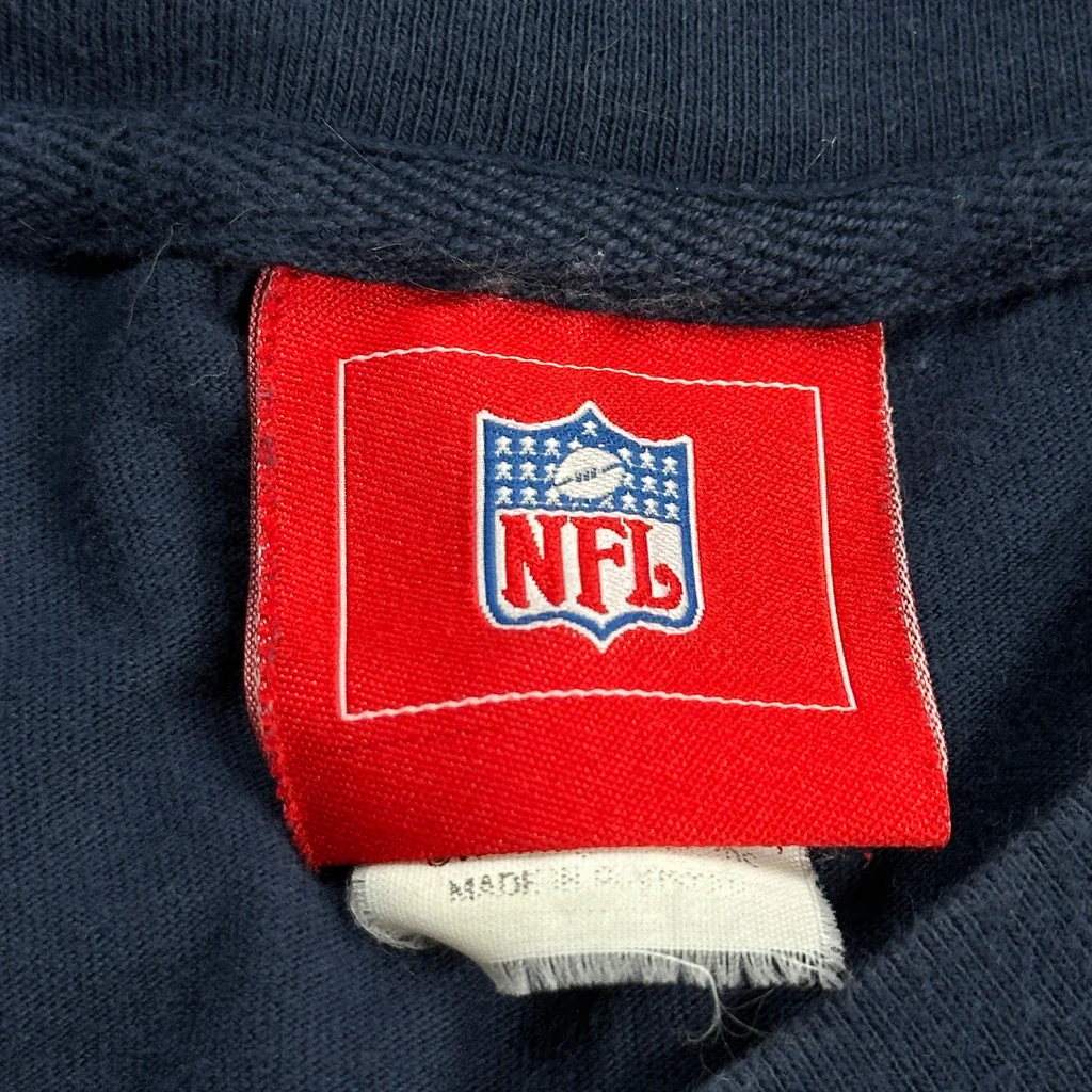 Denver Broncos Nfl Long Sleeve T-Shirt - XL Navy Cotton - Image 4