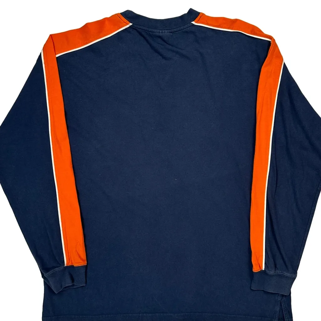 Denver Broncos Nfl Long Sleeve T-Shirt - XL Navy Cotton - Image 8