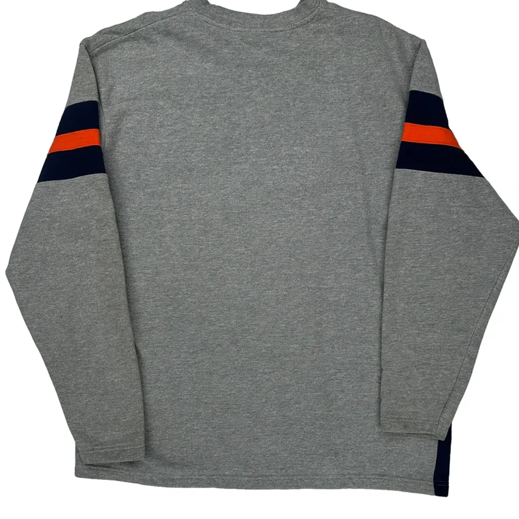 Denver Broncos Nfl Sweatshirt - Large Gray Cotton - Image 6