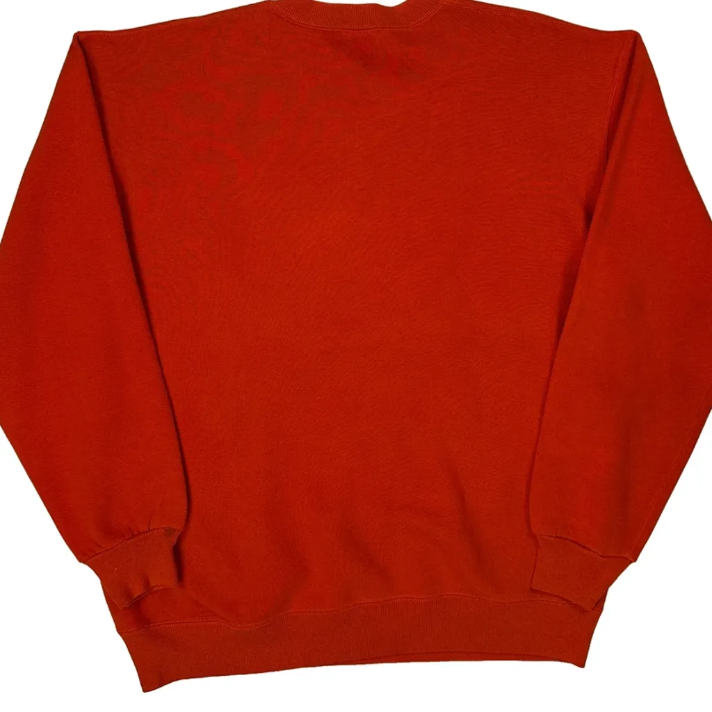 Denver Broncos Russell Athletic Football Sweatshirt - XL Orange Cotton - Image 6