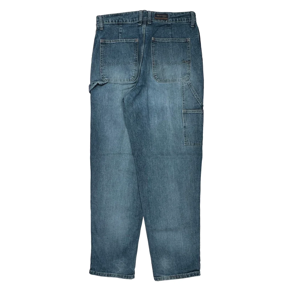 Denver Hayes Carpenter Jeans - 32W 32L Blue Cotton