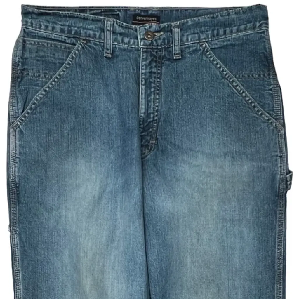 Denver Hayes Carpenter Jeans - 32W 32L Blue Cotton - Image 10