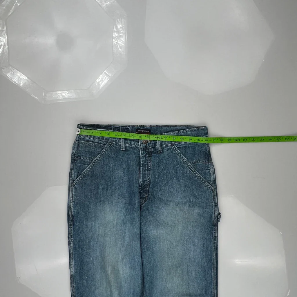 Denver Hayes Carpenter Jeans - 32W 32L Blue Cotton - Image 3