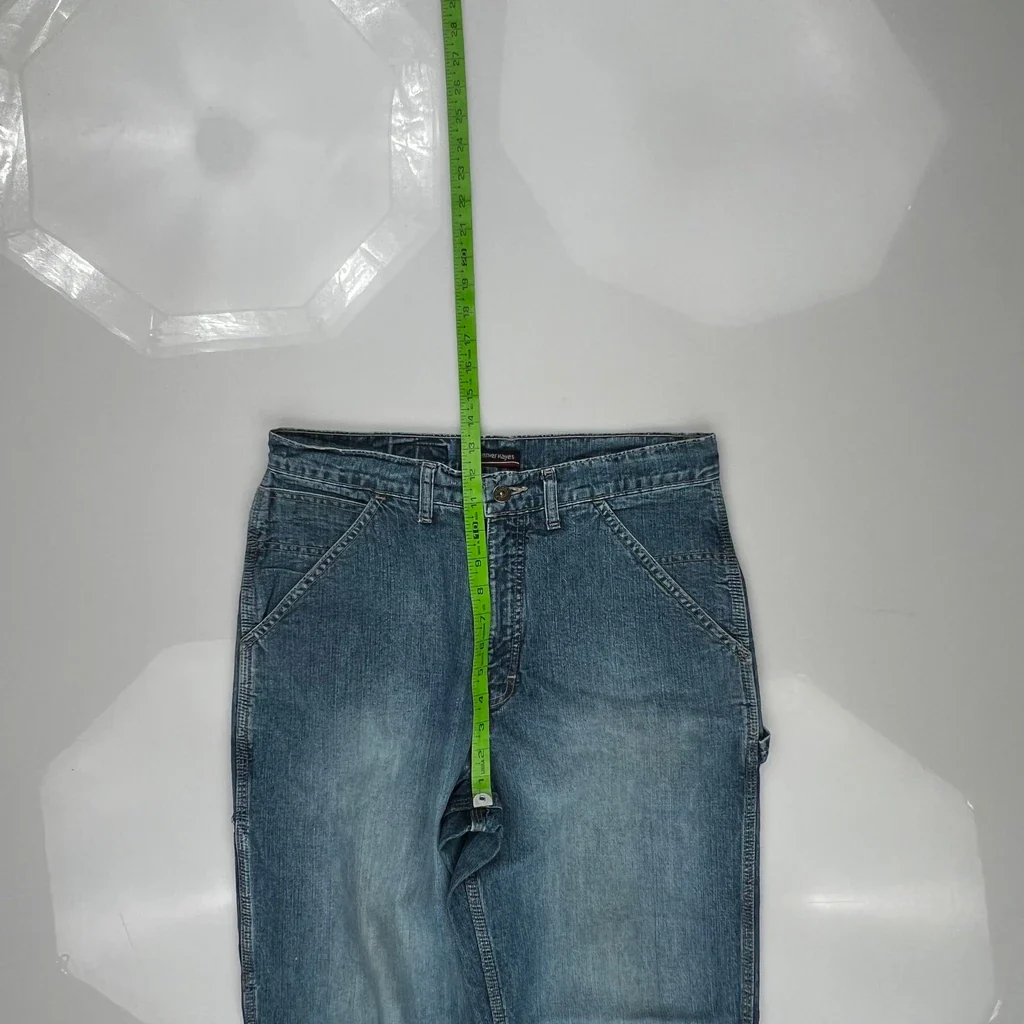 Denver Hayes Carpenter Jeans - 32W 32L Blue Cotton - Image 4