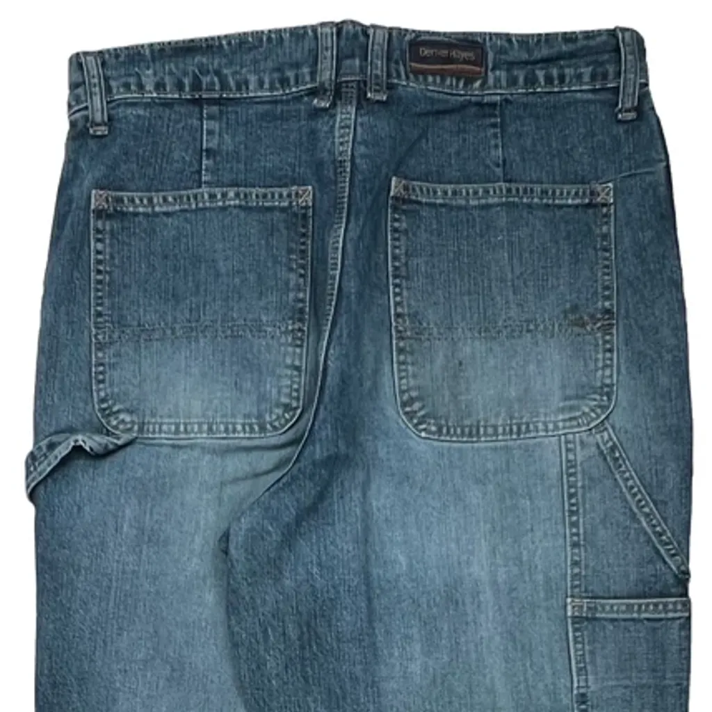 Denver Hayes Carpenter Jeans - 32W 32L Blue Cotton - Image 8