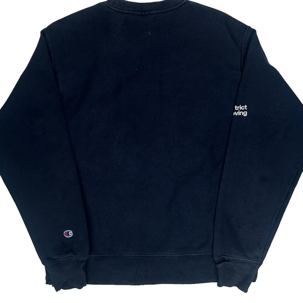 Details Matter Champion Graphic Sweatshirt - Medium Navy Cotton - Image 6