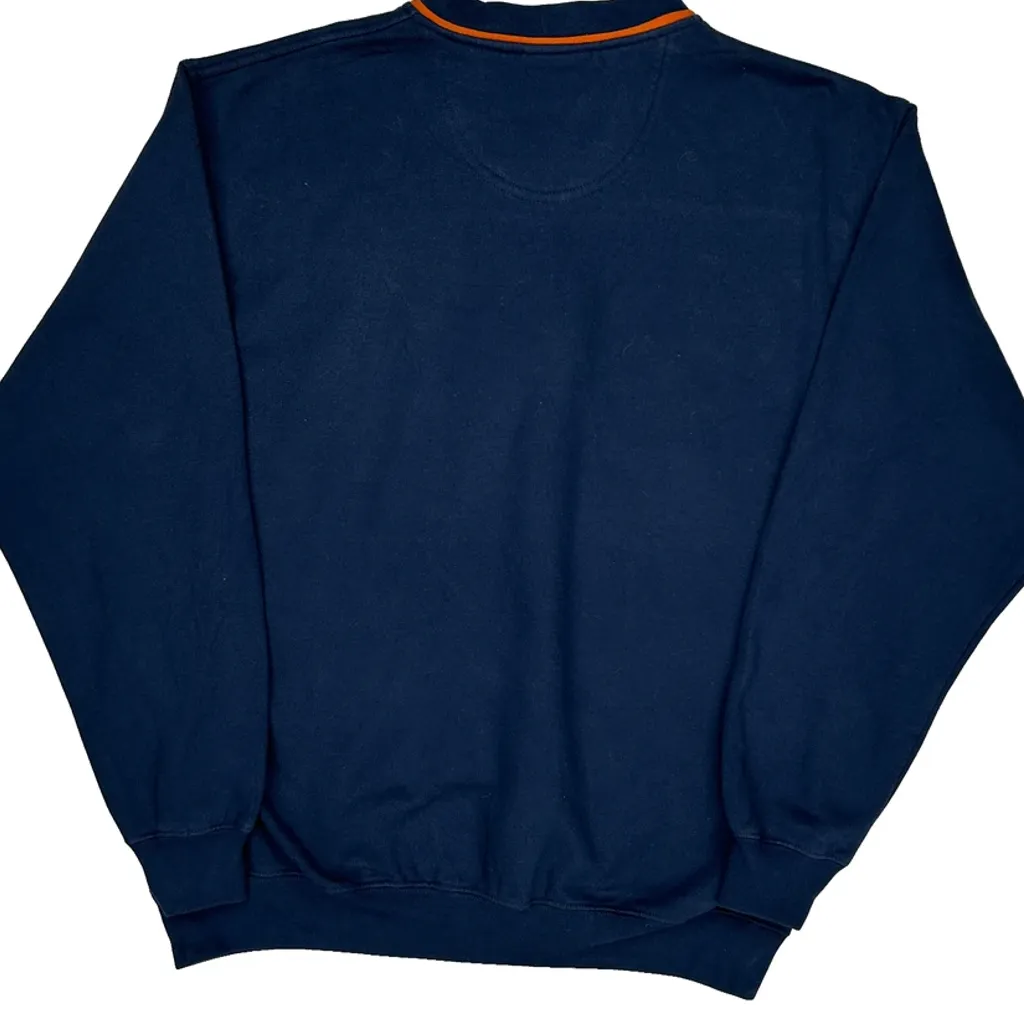 Detroit Tigers Lee Sport College Sweatshirt - Medium Navy Cotton - Image 6