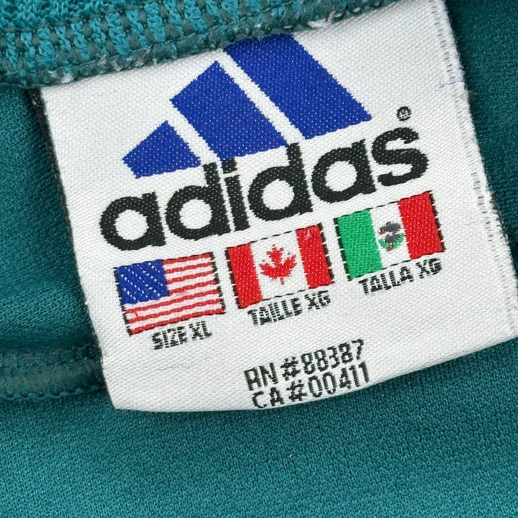 Deutsche Fußball-Bund Adidas 1998-00 Away Football Shirt - XL Green Polyester - Image 3