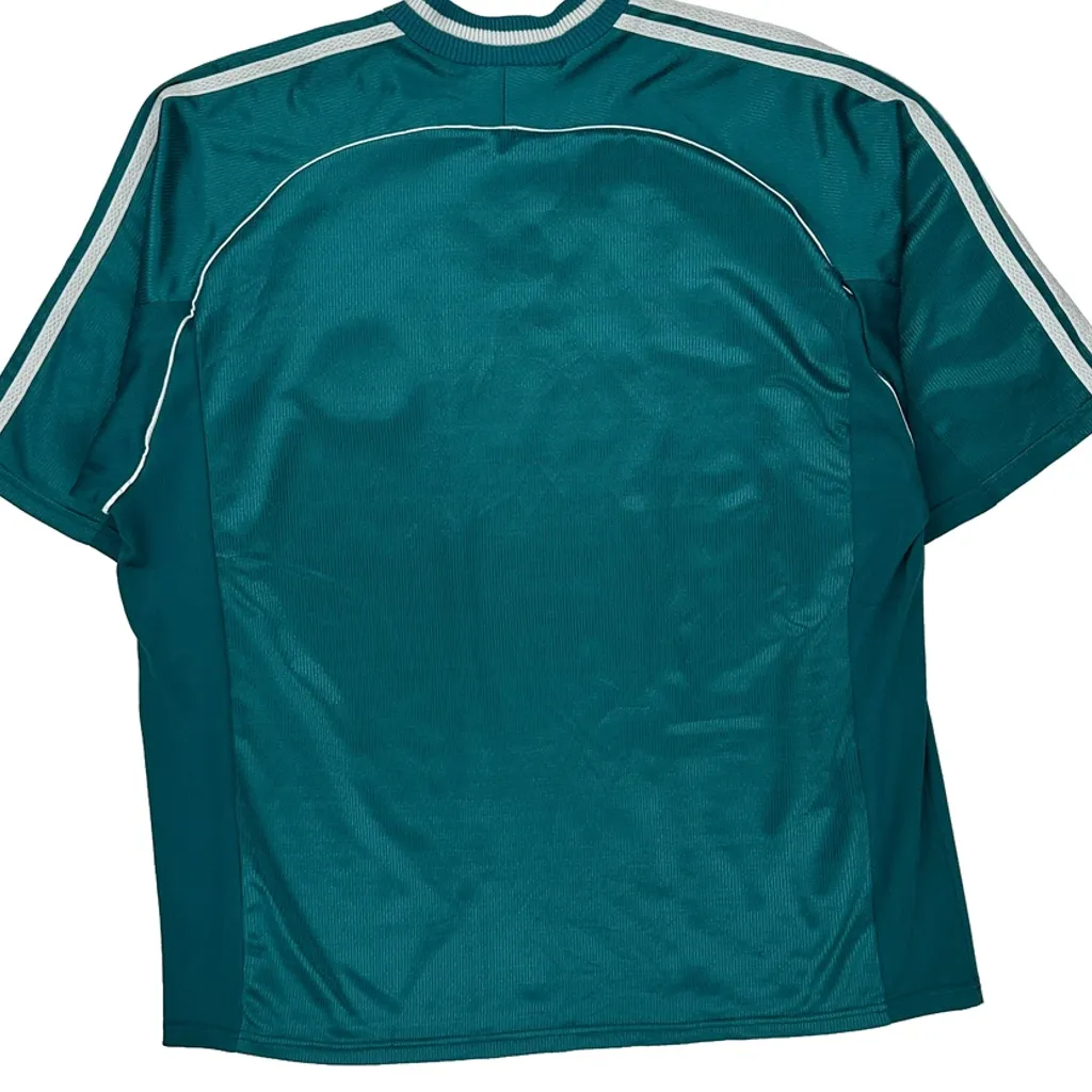 Deutsche Fußball-Bund Adidas 1998-00 Away Football Shirt - XL Green Polyester - Image 6