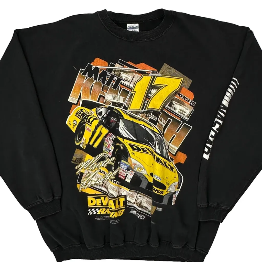 Dewalt Racing Gildan Nascar Sweatshirt - XL Black Cotton Blend - Image 5