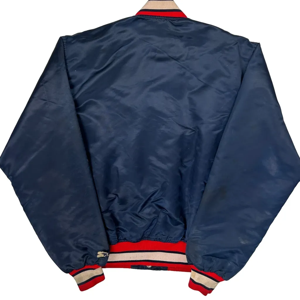 Diamond Collection Braves Starter Mlb Baseball Jacket - Large Blue Nylon - Image 7