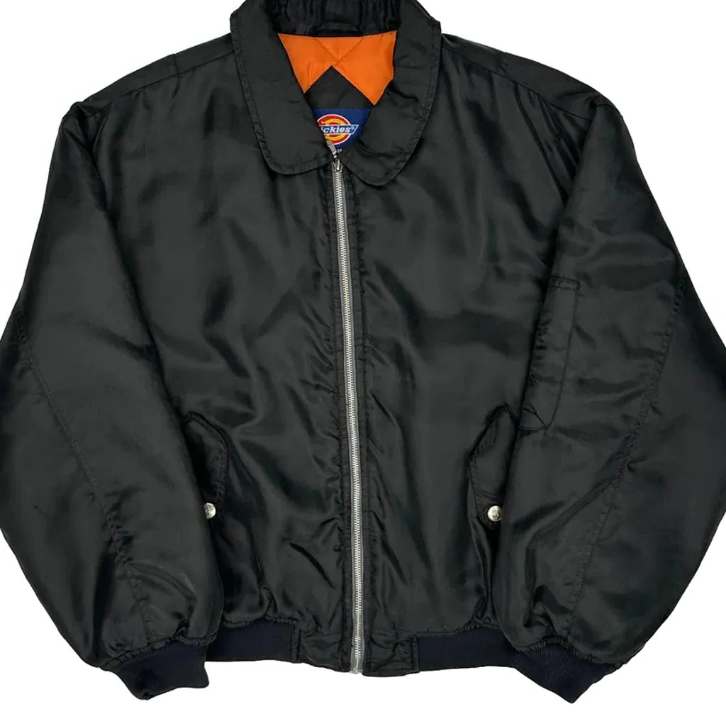 Dickies Bomber Jacket - Large Black Polyester - Image 4