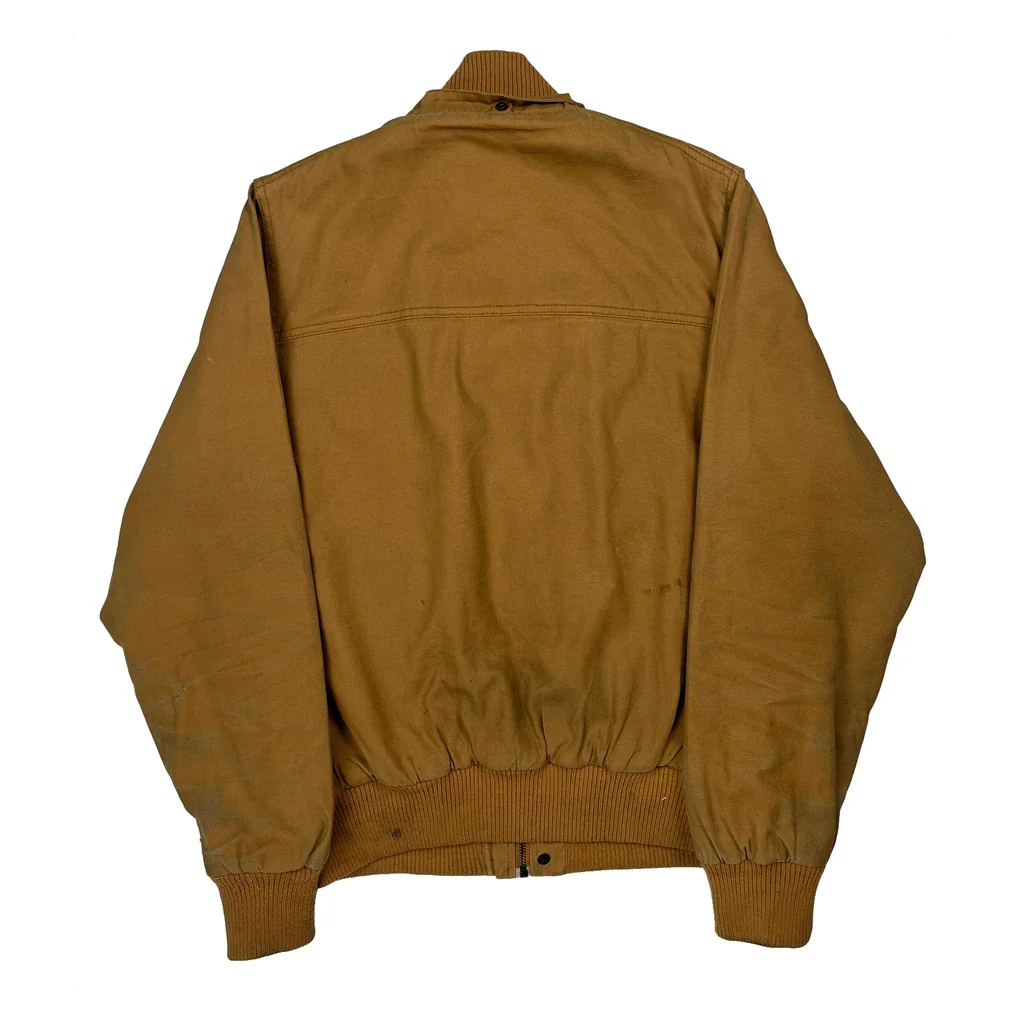 Dickies Workwear Bomber Jacket - Small Brown Cotton - Image 2