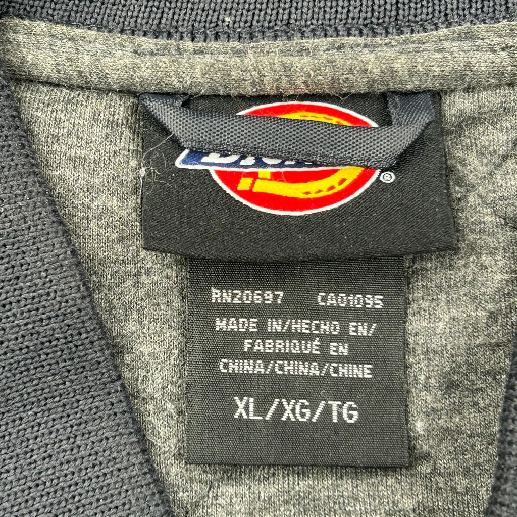 Dickies Quilted Liner Style Bomber Jacket - XL Navy Polyester - Image 3