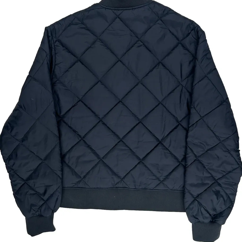 Dickies Quilted Liner Style Bomber Jacket - XL Navy Polyester - Image 6