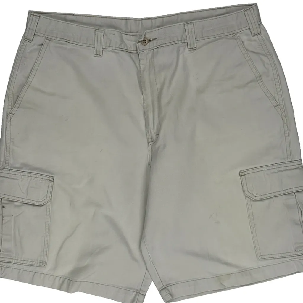 Dickies Cargo Shorts - 34W 9L Beige Cotton - Image 9