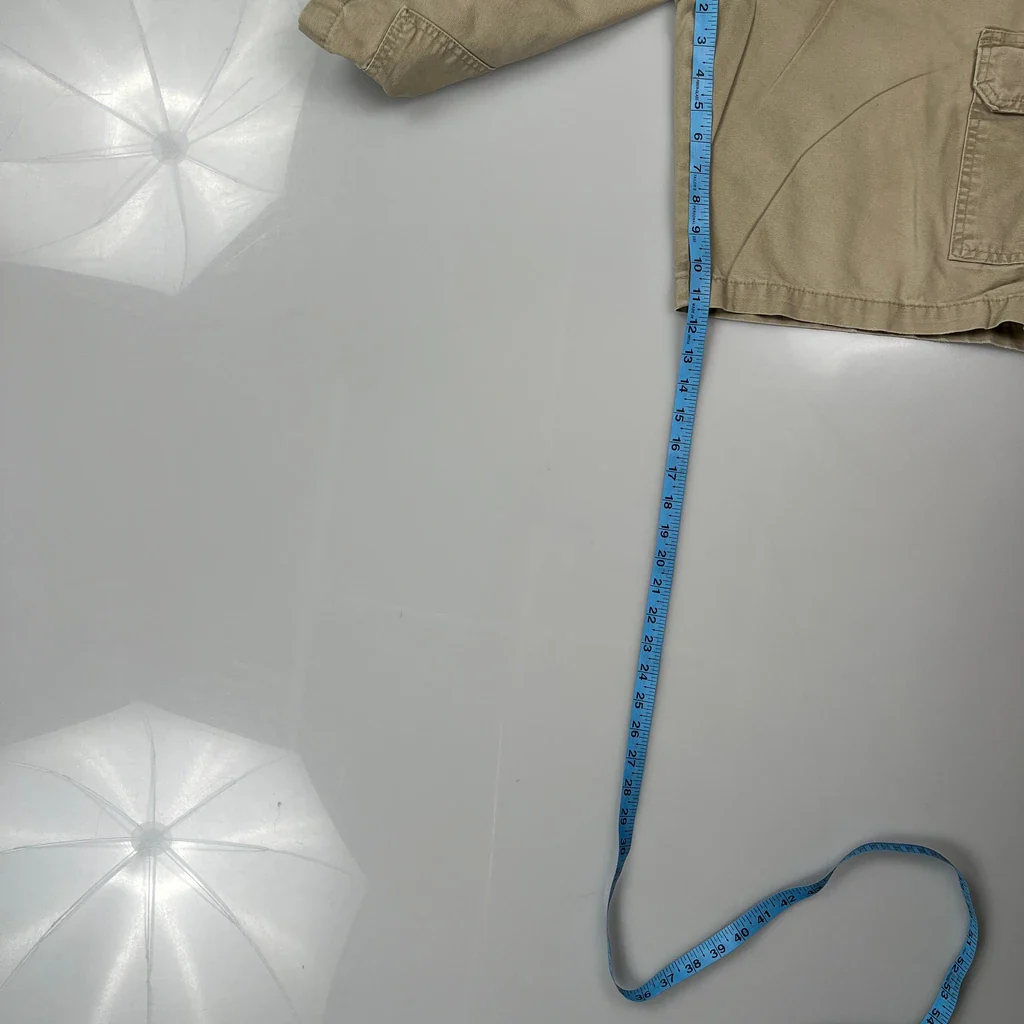 Dickies Cargo Shorts - 38W 11L Beige Cotton - Image 5